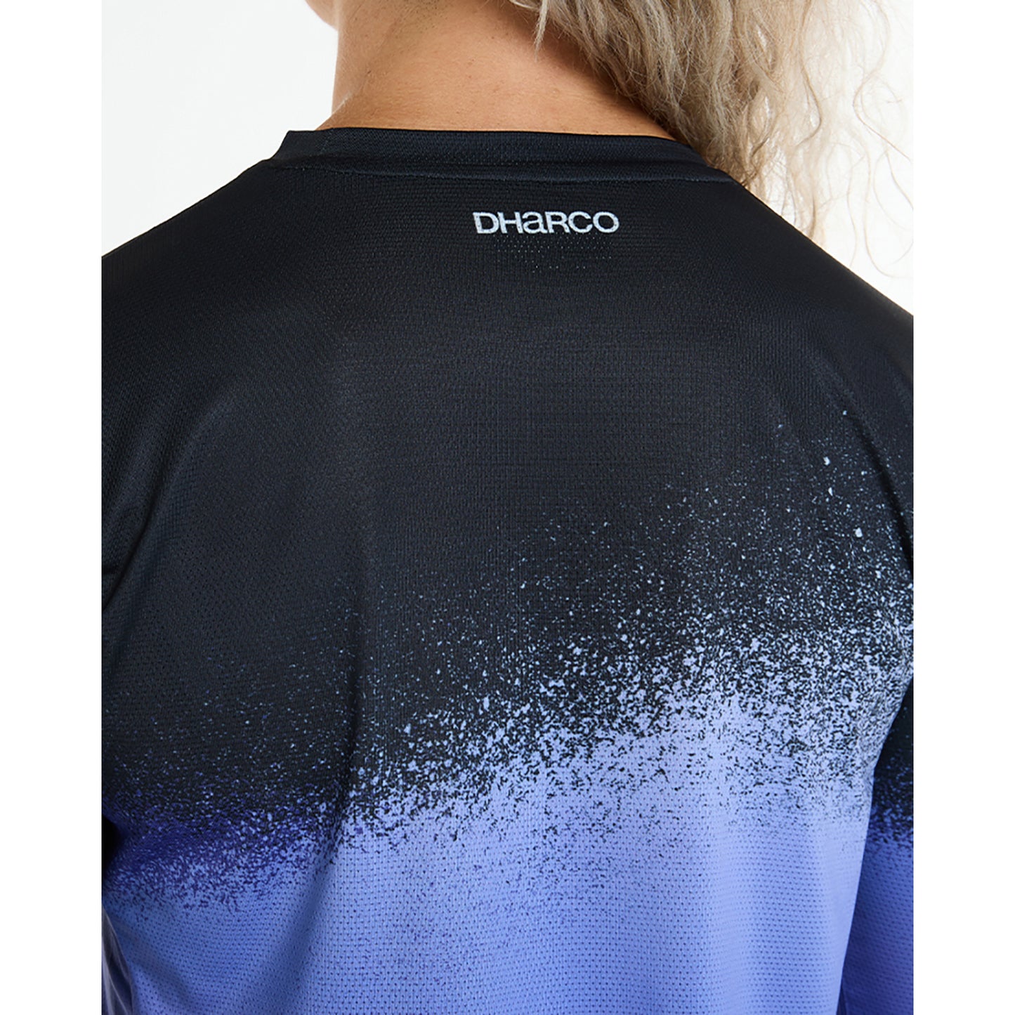 Maillot de manga larga DHARCO RACE ULTRA VIOLET para mujer Negro/Morado