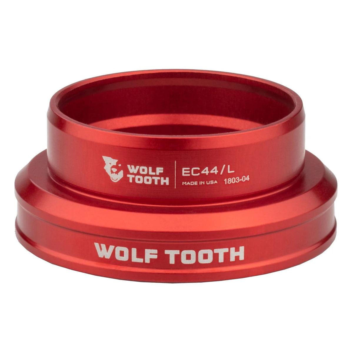 Cazoleta inferior para dirección externa WOLF TOOTH PERFORMANCE 1.5" EC44 roja