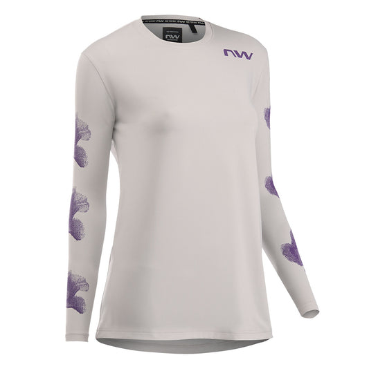 Maillot de manga larga para mujer NORTHWAVE XTRAIL 2 Gris/Morado