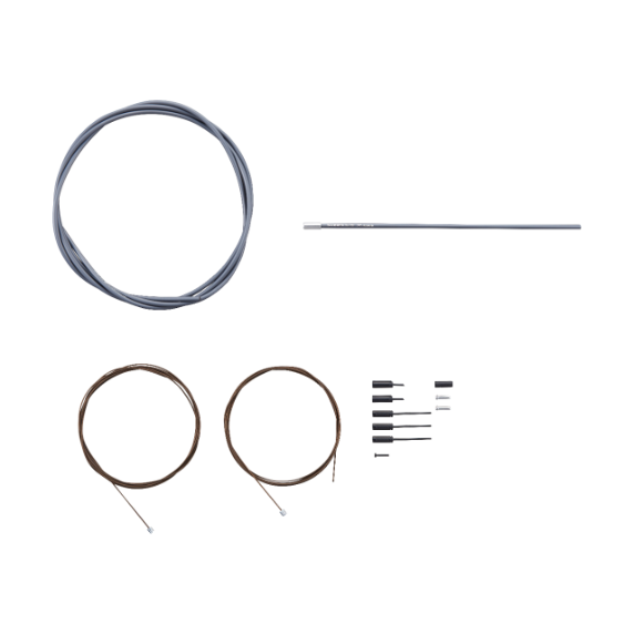 SHIMANO DURA-ACE 9100 Kit de cables y latiguillos de desviador de polímero gris
