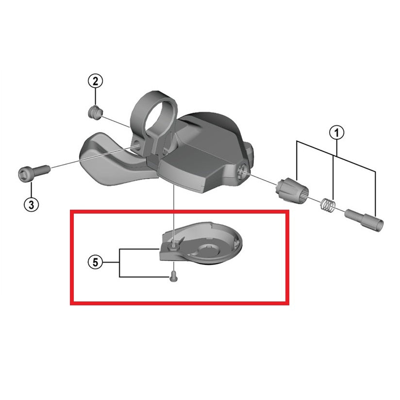 SHIMANO U4000 Tapa Palanca Izquierda
