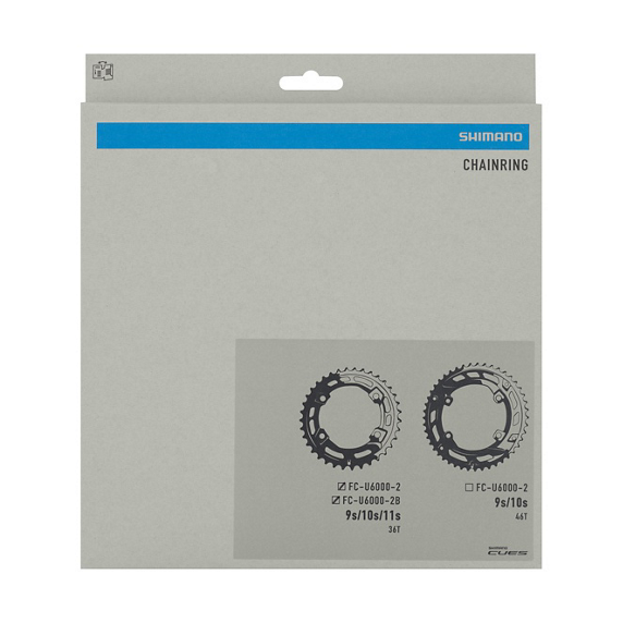 9/10/11V SHIMANO CUES FC-U6000-2/FC-U6000-2B PCD 96mm plato exterior