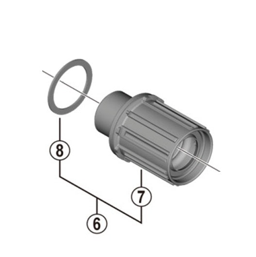 SHIMANO FH-MT400B Cuerpo de rueda libre