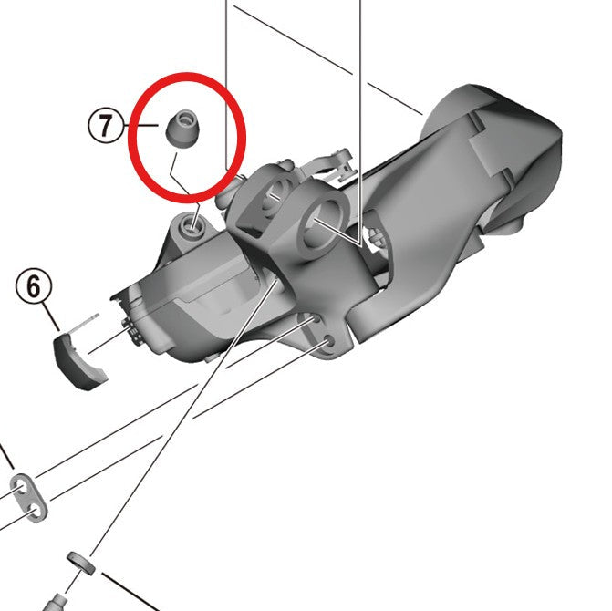 Fuelle de protección SHIMANO RD-R9250