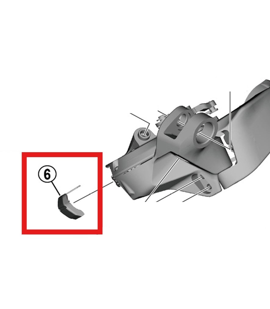SHIMANO RD-R8150/7150/RX825 Tapa del puerto de carga