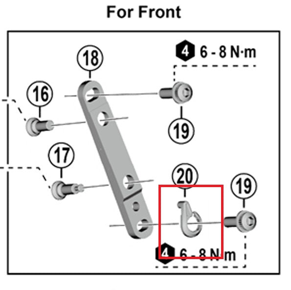 Arandela orientable SHIMANO para adaptador de montaje plano
