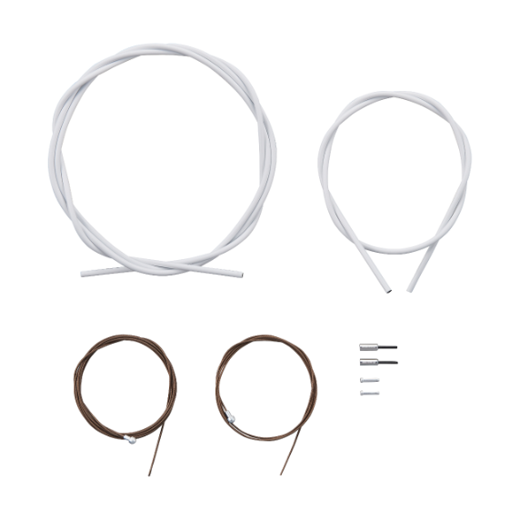 SHIMANO DURA-ACE 9000 Kit de cable y latiguillo de freno blanco
