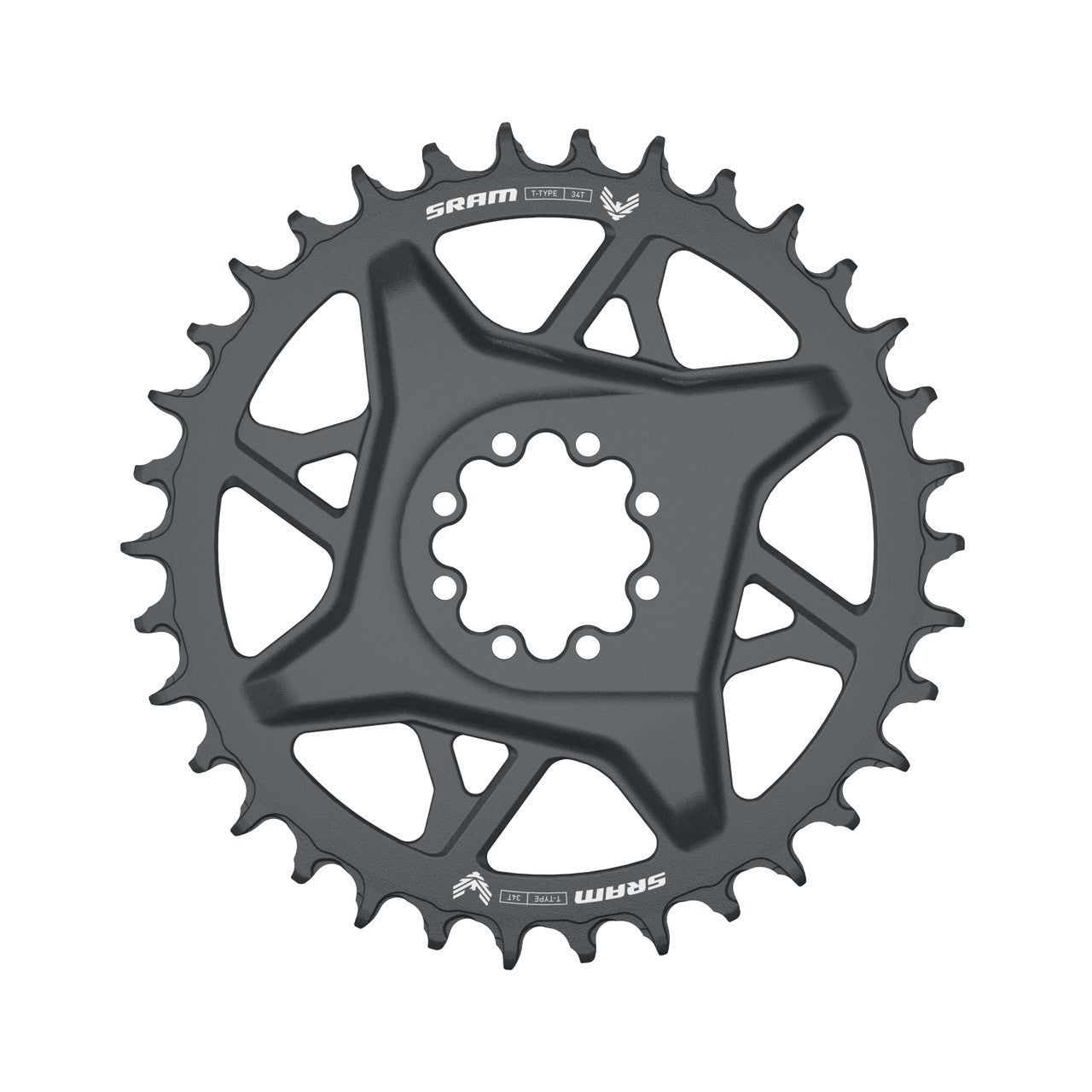 SRAM GX T-Type EAGLE BOOST 34 dientes 12V DM Offset 3mm Mono plato Gris