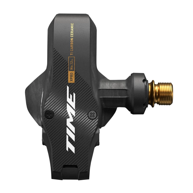 Pedales Time X PRO 12 SL Q-Factor 53 Carbon/Titanium Gold