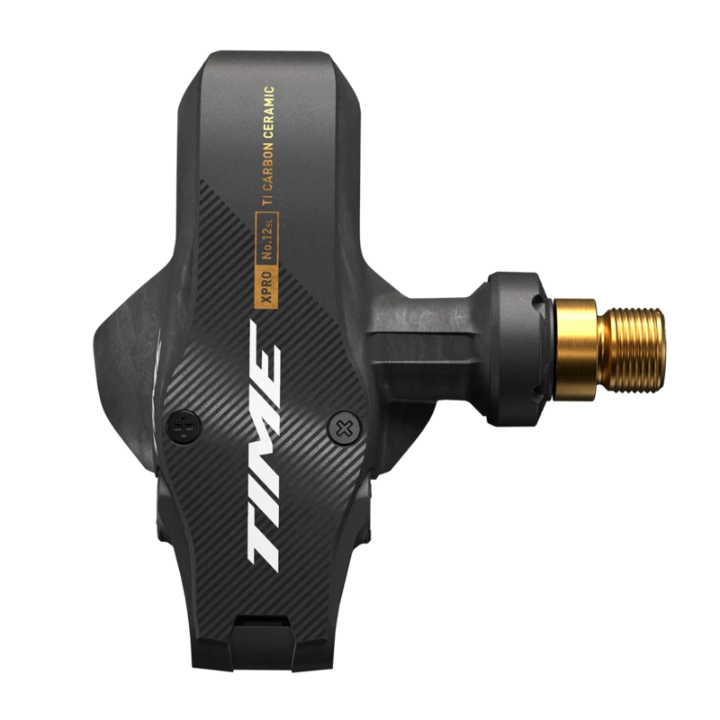 Pedales Time X PRO 12 SL Q-Factor 57 Carbon/Titanium Gold