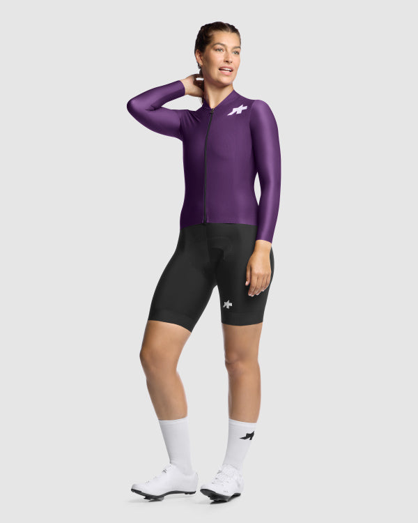 Maillot ASSOS UMA GT S11 EVO Mujer manga larga Morado