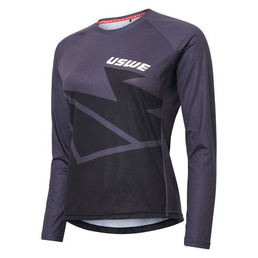 Maillot MTB USWE BERG Mujer Manga Larga Negro