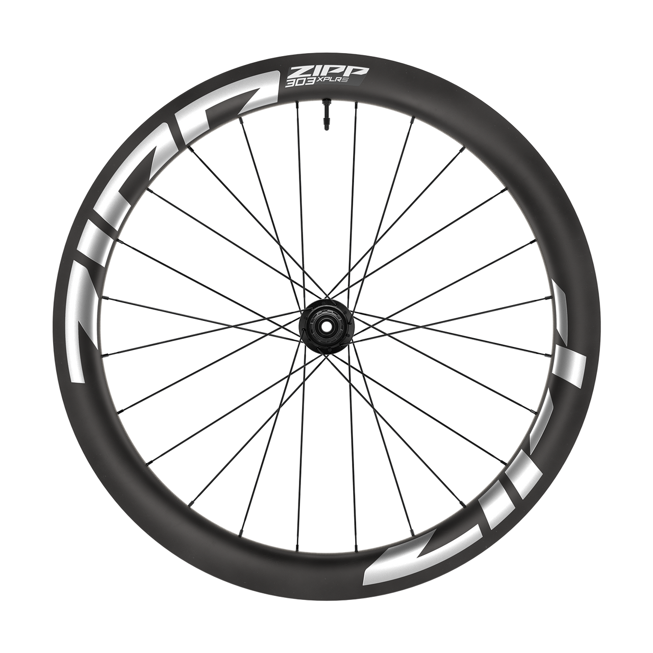 Rueda Trasera ZIPP 303 XPLR S Tubeless Ready (Center Lock) Negro/Blanco