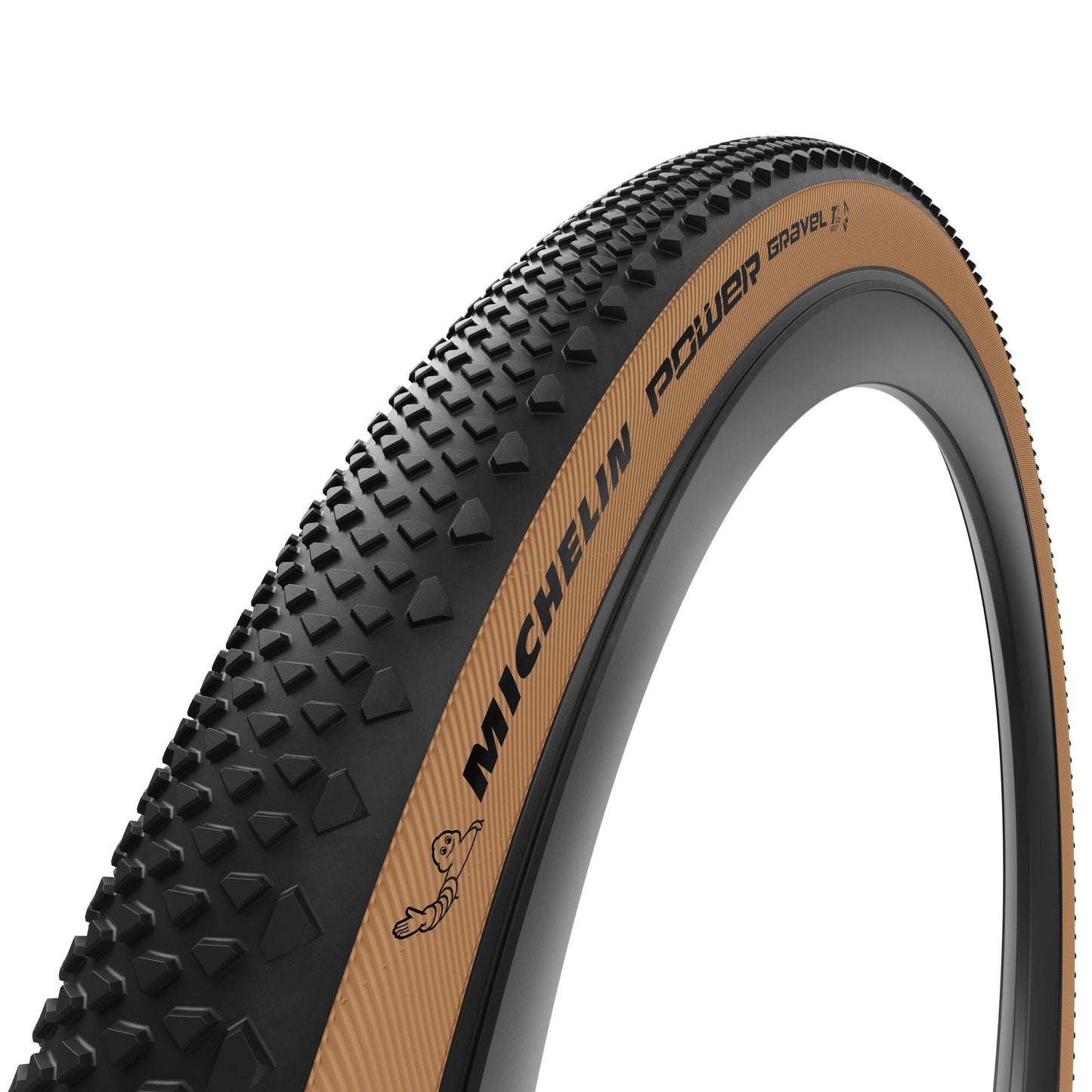 Neumático MICHELIN POWER GRAVEL Competition Line 700x40c Tubeless Ready Marrón