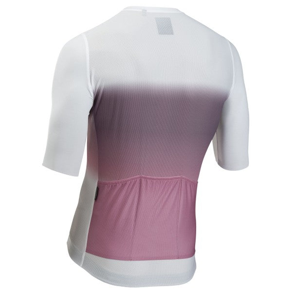 Maillot de manga corta NORTHWAVE BLADE AIR Blanco/Morado