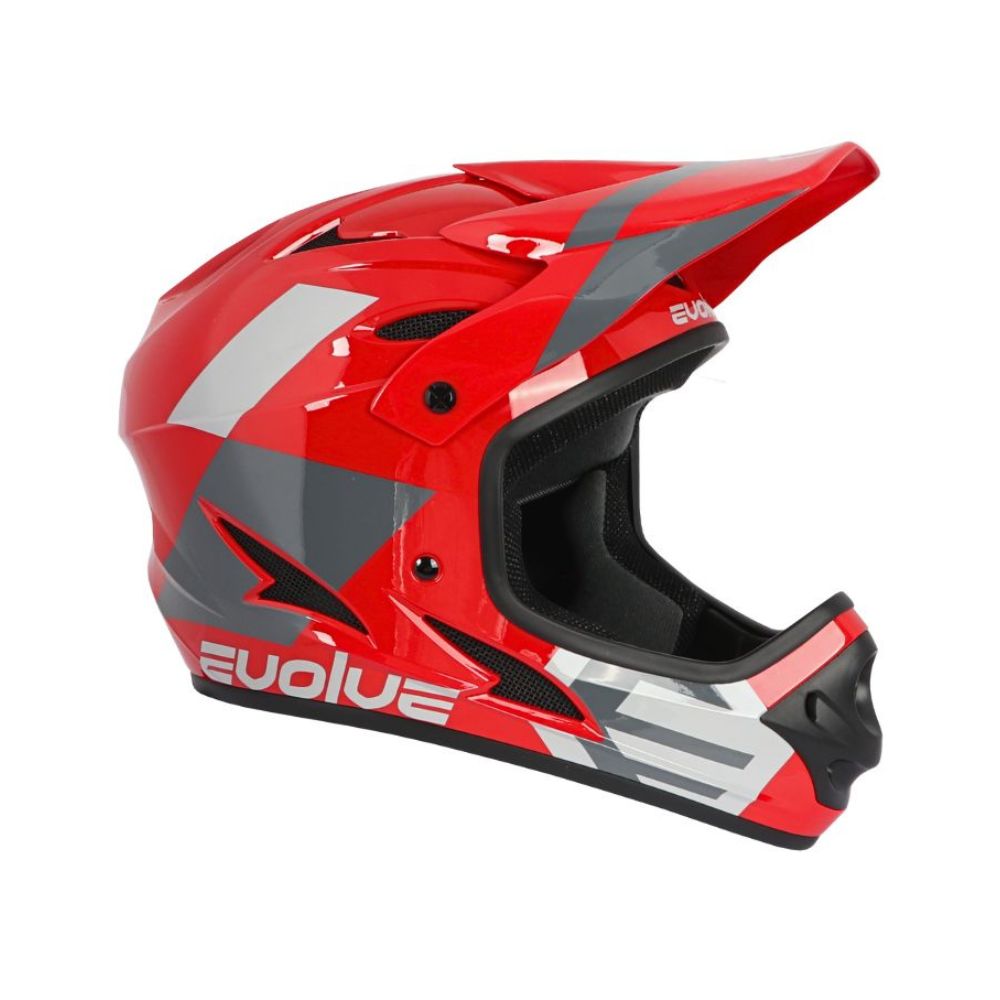 Casque Evolve Storm rouge et gris