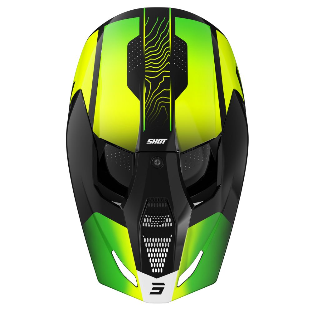 Casco BMX SHOT FURIOUS Apex amarillo neón