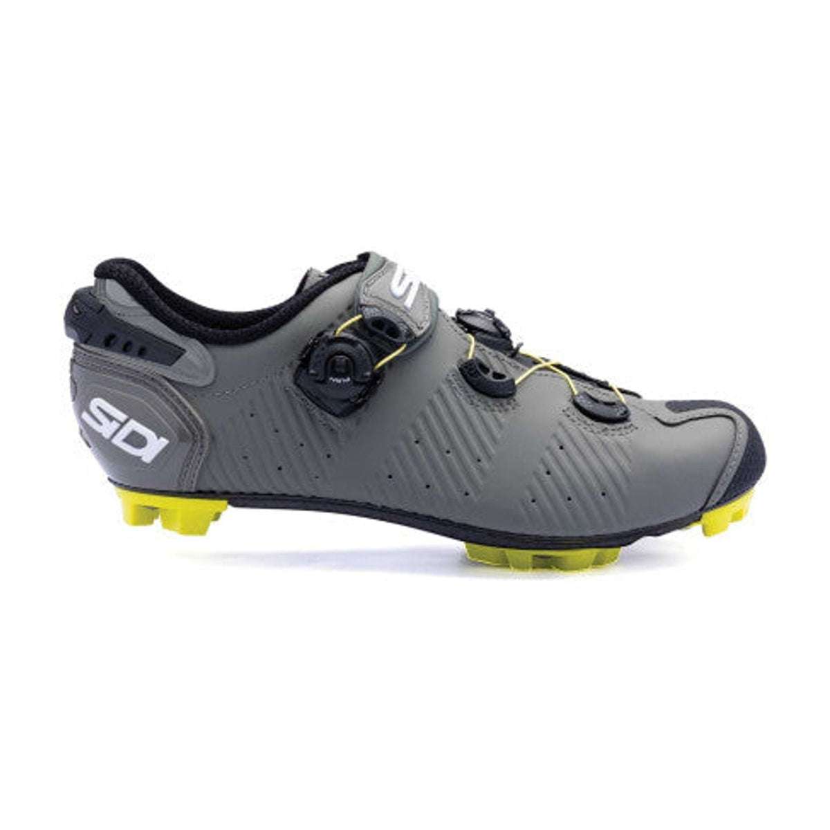 Zapatillas de MTB SIDI DRAKO 2S SRS gris militar/amarillas