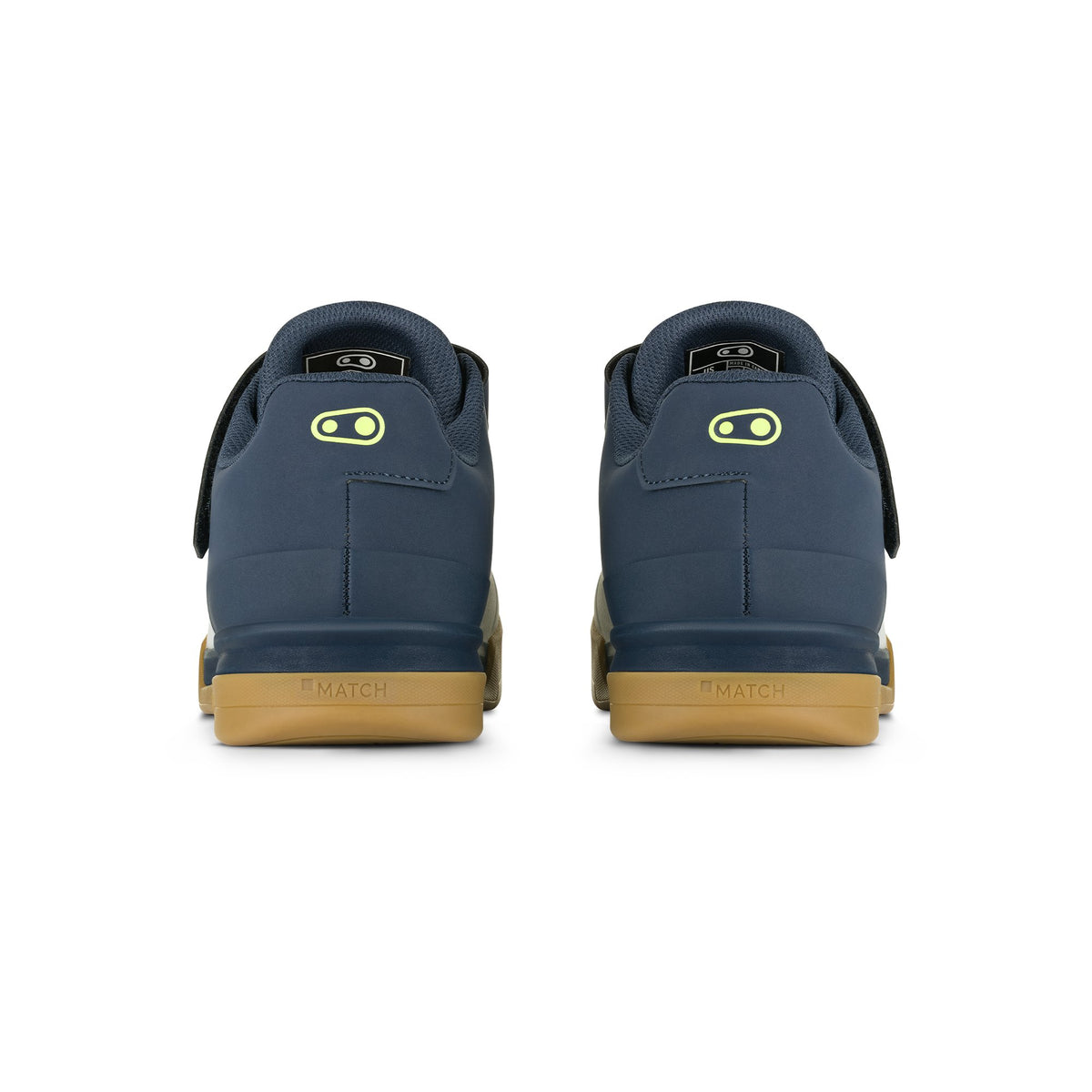 Zapatillas de MTB CRANKBROTHERS MALLET BOA CLIP azul marino/gris/color goma — vista trasera