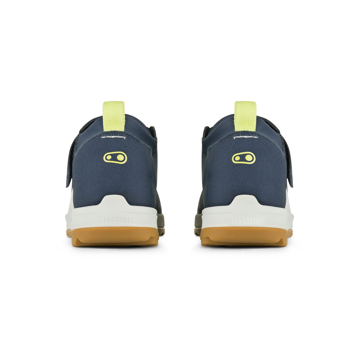 Zapatillas de MTB CRANKBROTHERS STAMP TRAIL BOA azul marino/gris/color goma — vista trasera
