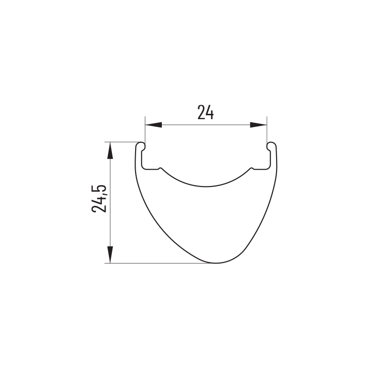 Par de ruedas MICHE CONTACT GR DISC con neumáticos (Center Lock)