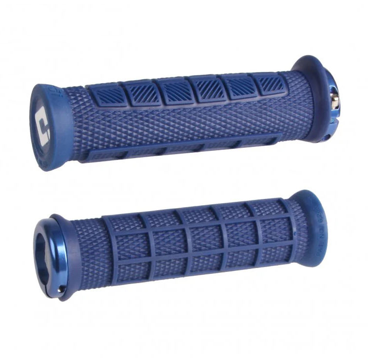 Puños ODI ELITE PRO V2.1 Lock-on 130 mm Azul