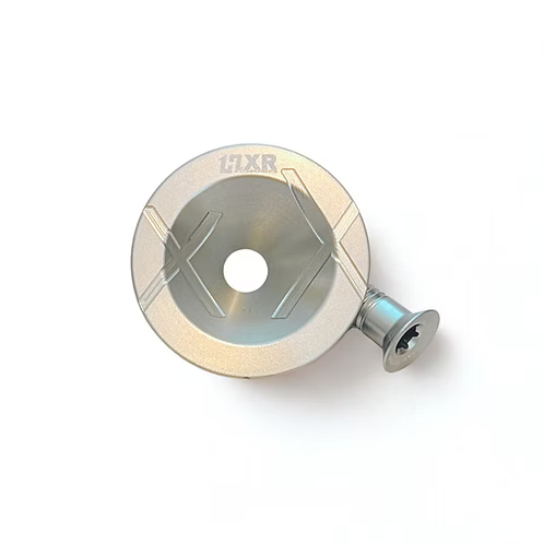 Tapa de potencia HXR COMPONENTS de aluminio sin acabado