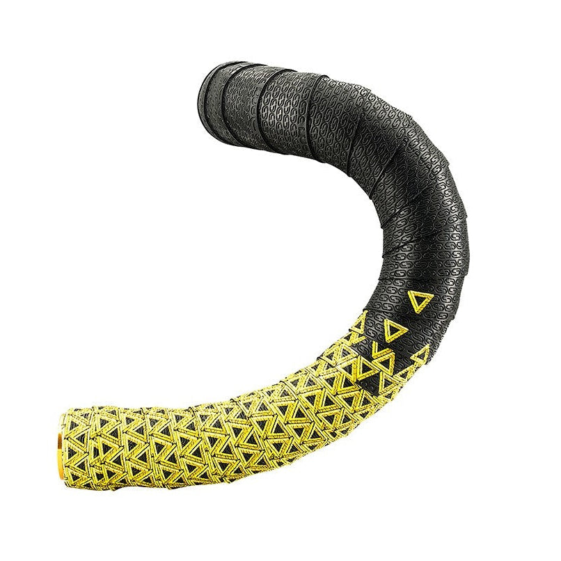 Cinta de Manillar DEDA LOOP + END-PLUG Negro/Amarillo