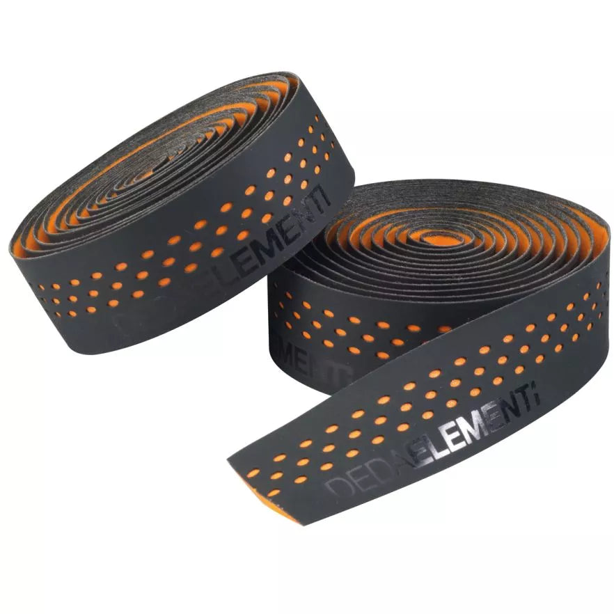 Cinta de manillar DEDA PRESA Negro/Naranja