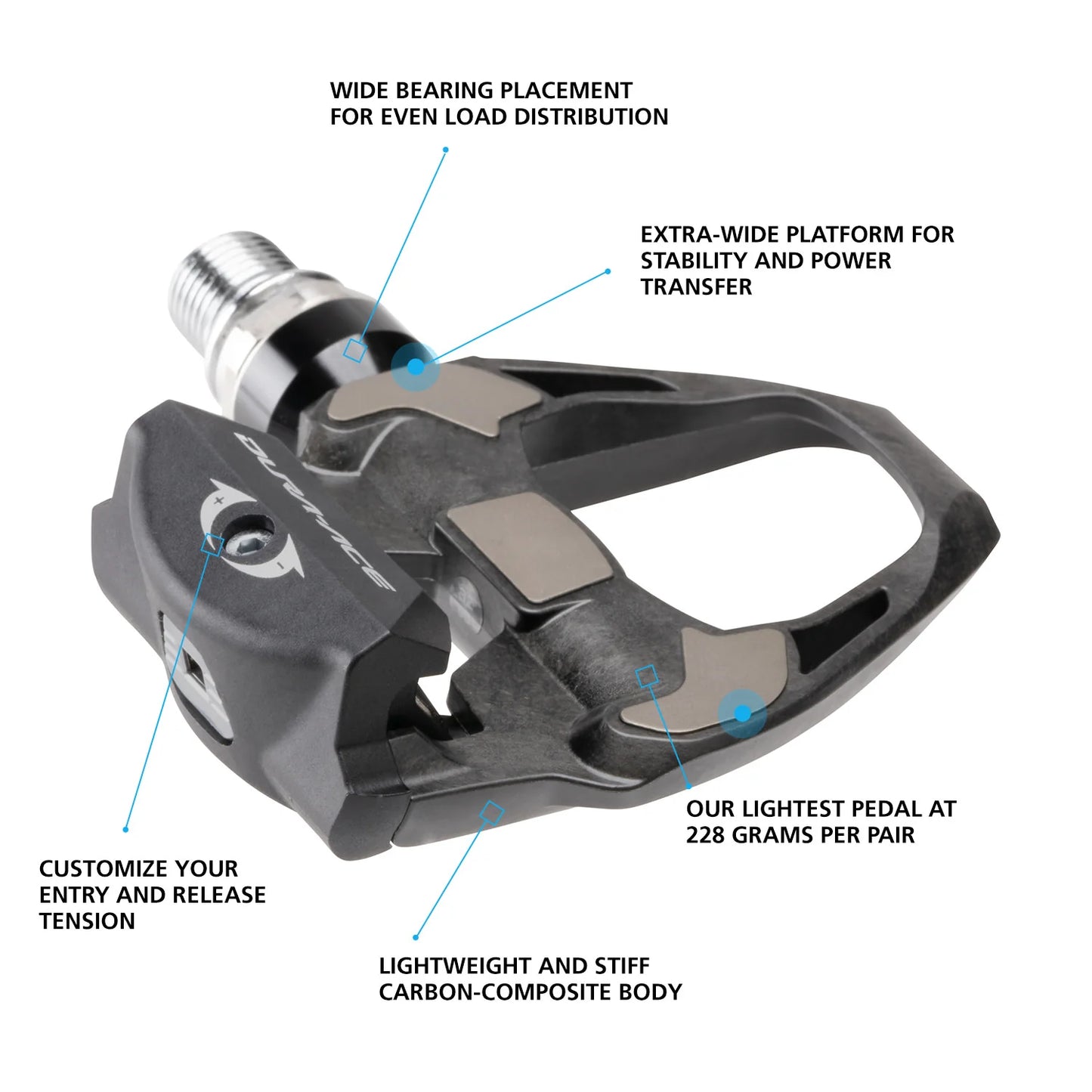 Pedales SHIMANO DURA-ACE R9100