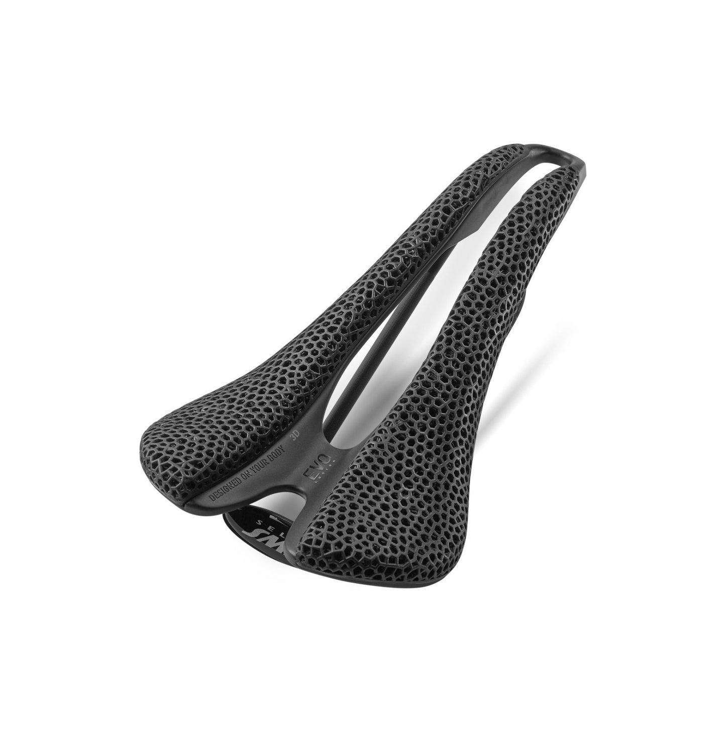 Sillín SMP EVO 3D Rails Acero Inoxidable Negro