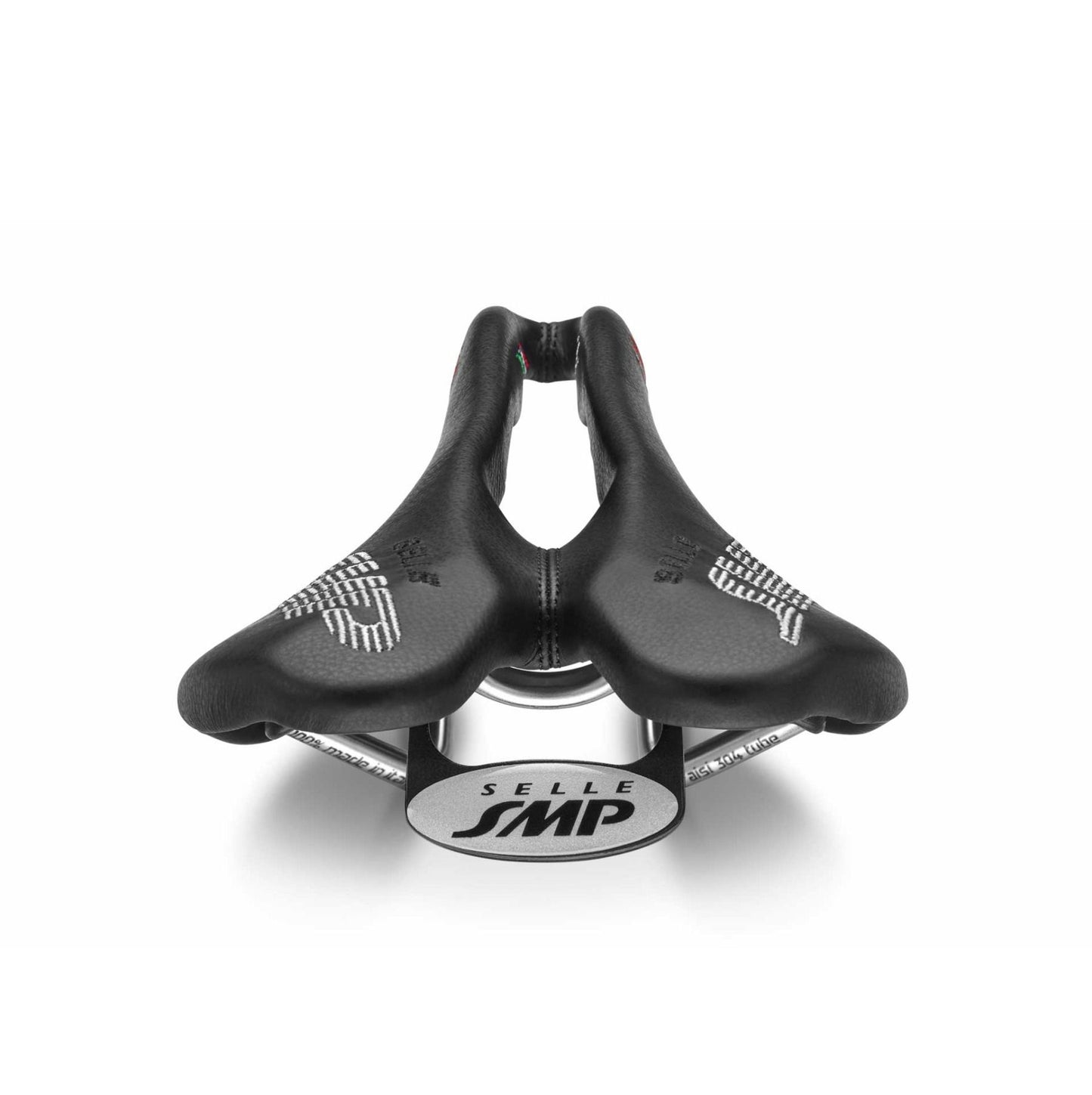 Sillín SMP F20 Raíles de acero inoxidable Negro