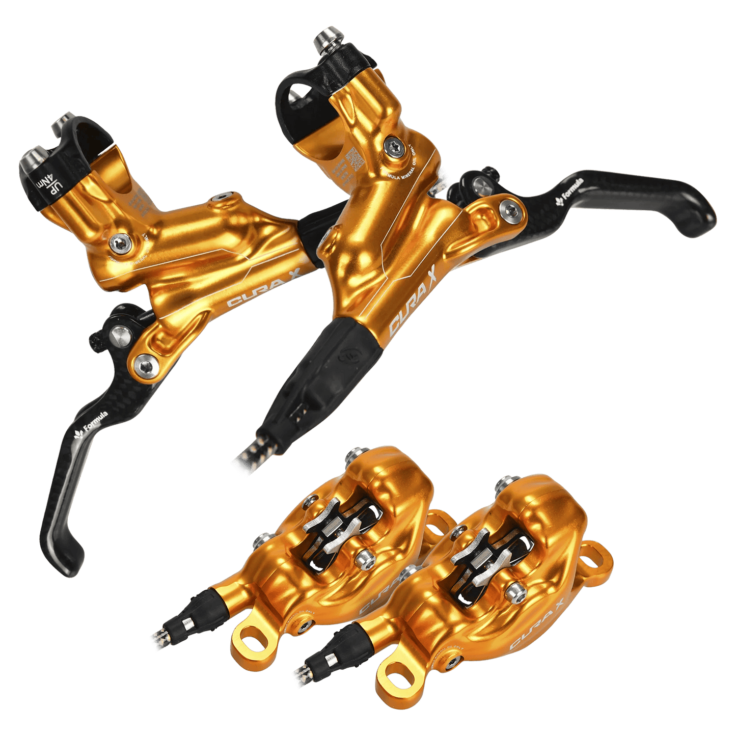 Par de frenos Formula CURA X Gold