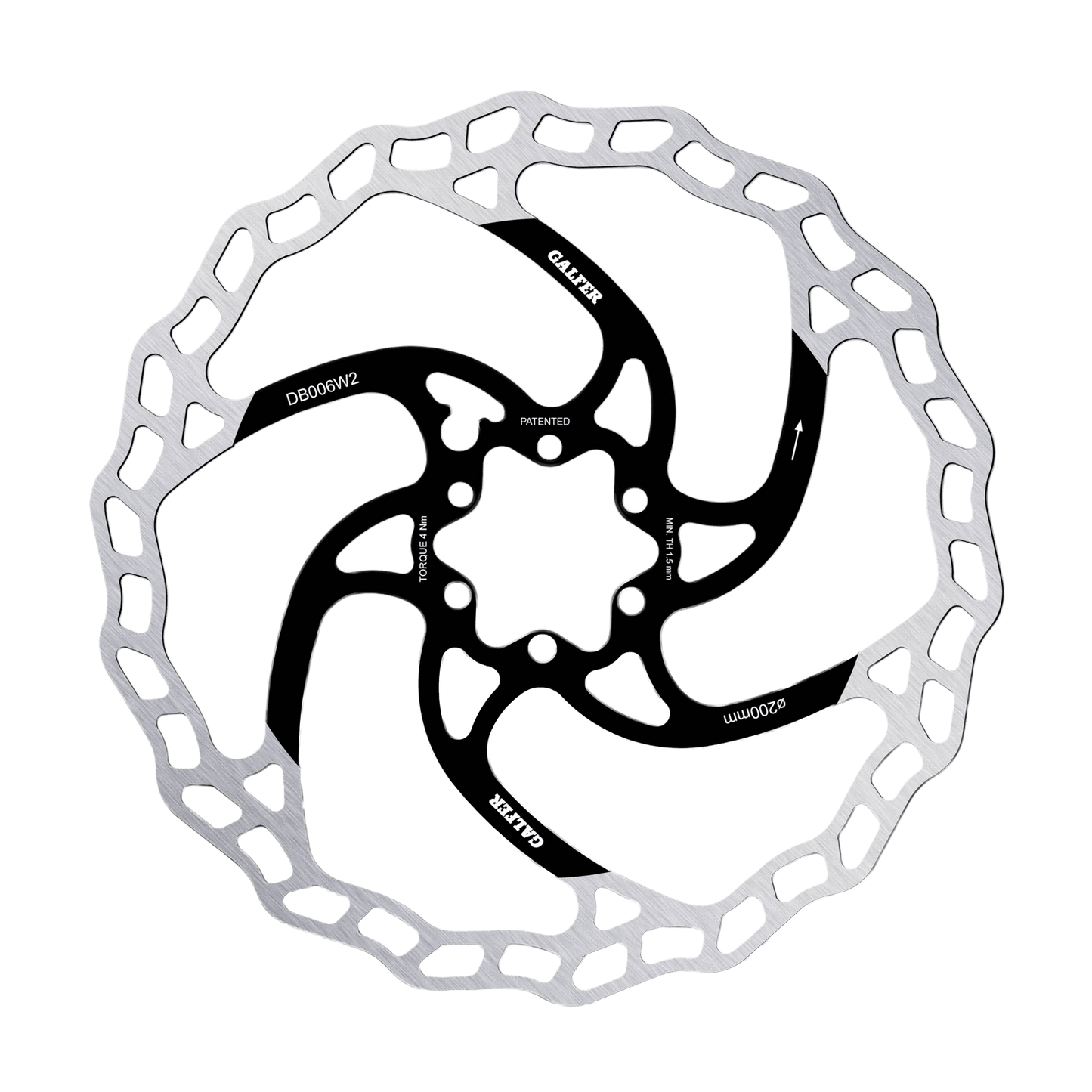 Disco GALFER WAVE 2mm 6 Agujeros