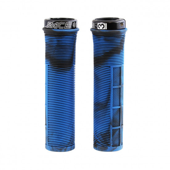 SB3 RACE ES Puños Lock-On 130 mm Camo Azul
