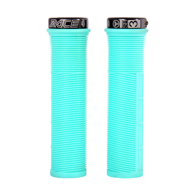 Puños SB3 RACE EN Lock-On 130 mm Azul Turquesa