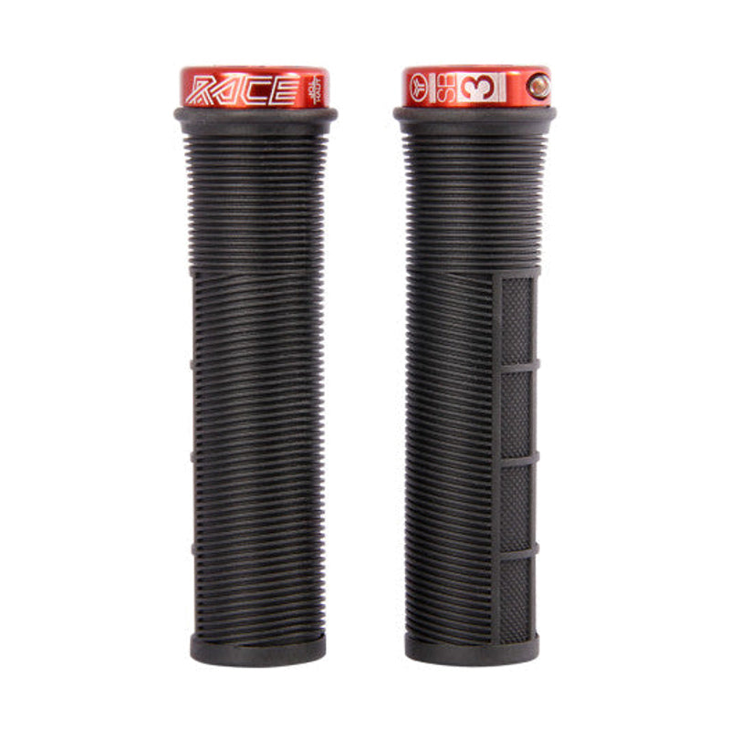 Grips SB3 RACE EN Lock-On 130 mm Negro/Rojo