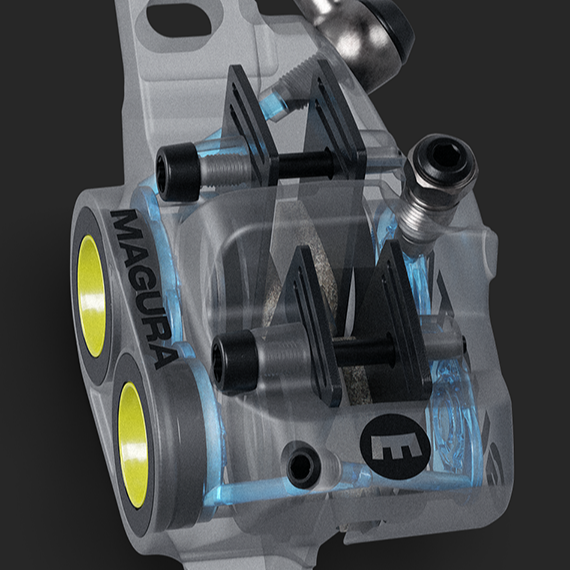 Par de frenos Magura Gustav Pro (con discos) Pack Primera Edición