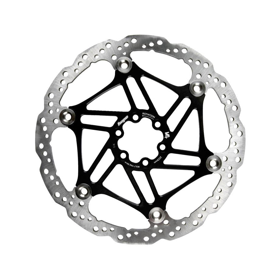 Disco flotante ventilado HOPE V4 de 3,3 mm y 6 tornillos