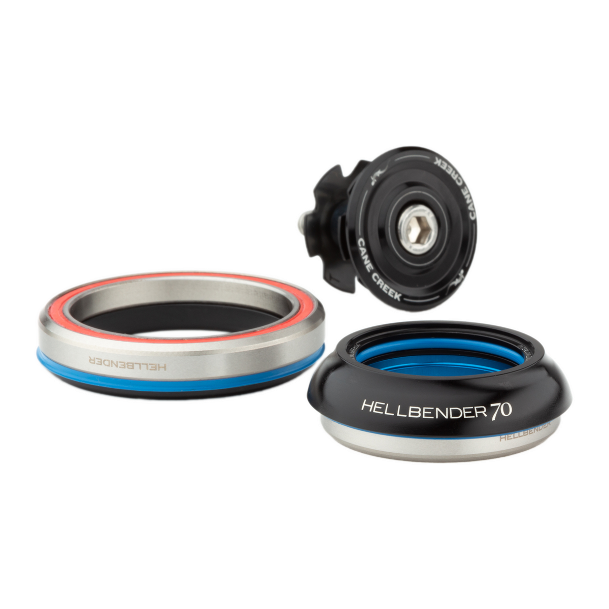 Juego de dirección CANE CREEK Hellbender 70 IS41/IS52 negro