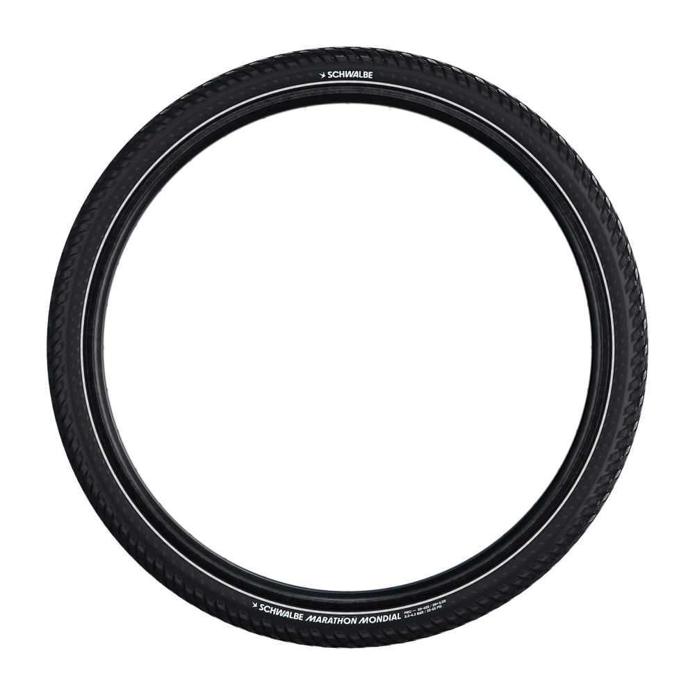 Neumático SCHWALBE MARATHON MONDIAL 27.5x2.40 ADDIX RaceGuard Reflex Tubetype Rígido