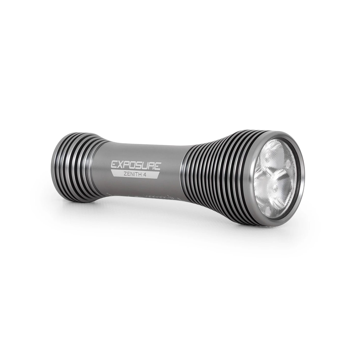 LUCES DE EXPOSICIÓN ZENITH GUN METAL MK4 Luz delantera con soporte para casco