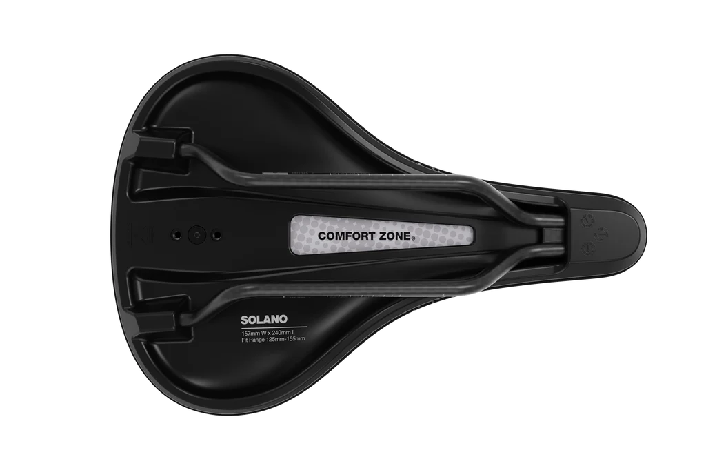 Sillín WTB SOLANO SL 157mm Raíles de titanio Negro