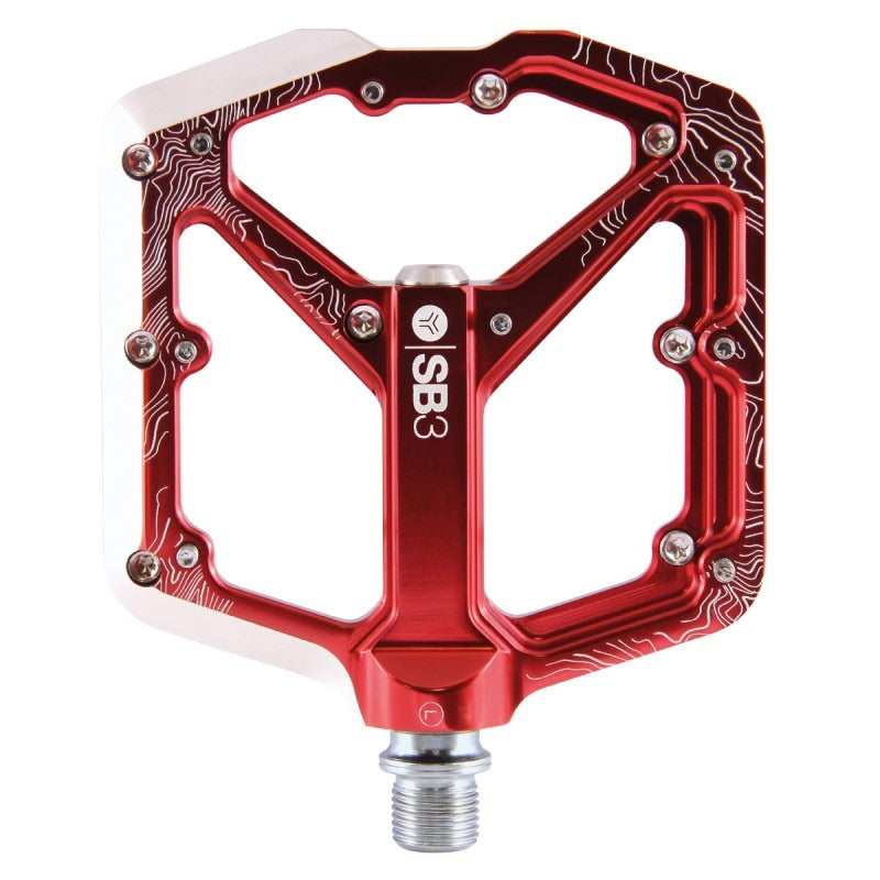 SB3 SPECTRUM pedales planos rojos