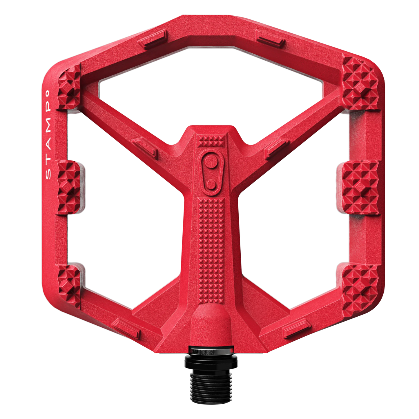 CRANKBROTHERS STAMP 0 Pedales planos pequeños Rojo