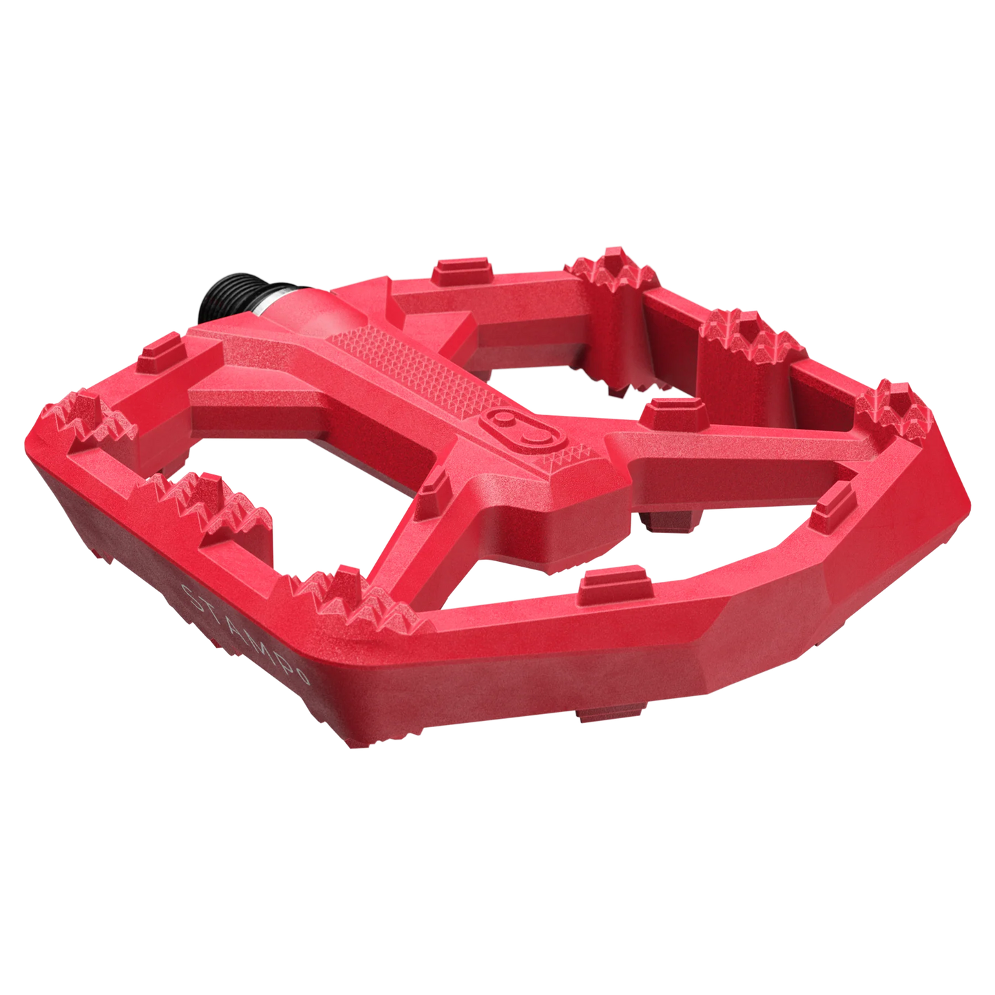 CRANKBROTHERS STAMP 0 Pedales planos pequeños Rojo