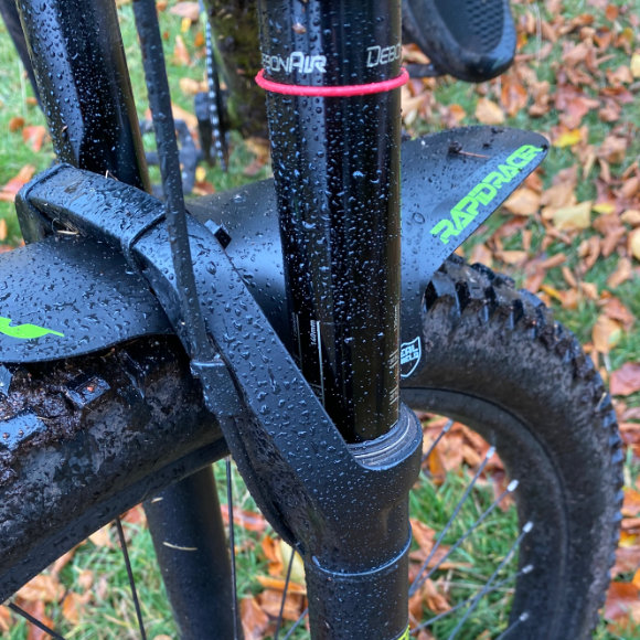 RRP Guardabarros EnduroGuard Standard (horquillas 80 a 120mm) Negro/Turquesa