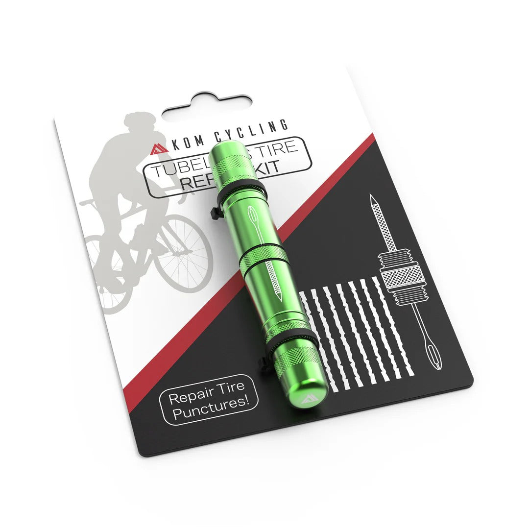 Kit de reparación KOM CYCLING Tubeless Verde