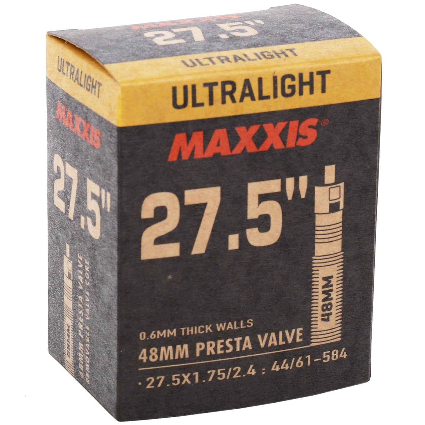 Cámara de aire MAXXIS ULTRALIGHT 27.5x1.75/2.4 Presta 48mm