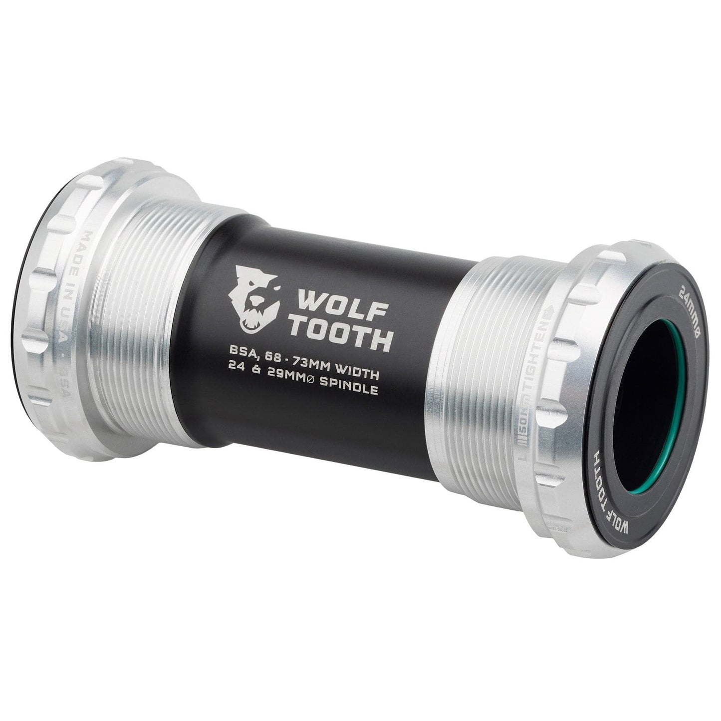 Platos y bielas WOLFTOOTH BSA 24mm Raw Silver